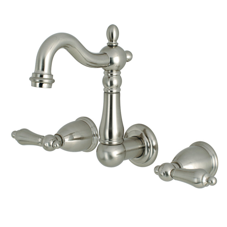Kingston Brass Heritage Wall Mounted Bathroom Faucet - Wayfair Canada